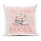 Stupell Industries Reader Girl Who Loves Books Outdoor Printed Pillow, design by Kim Allen, 18 x 7 x 18